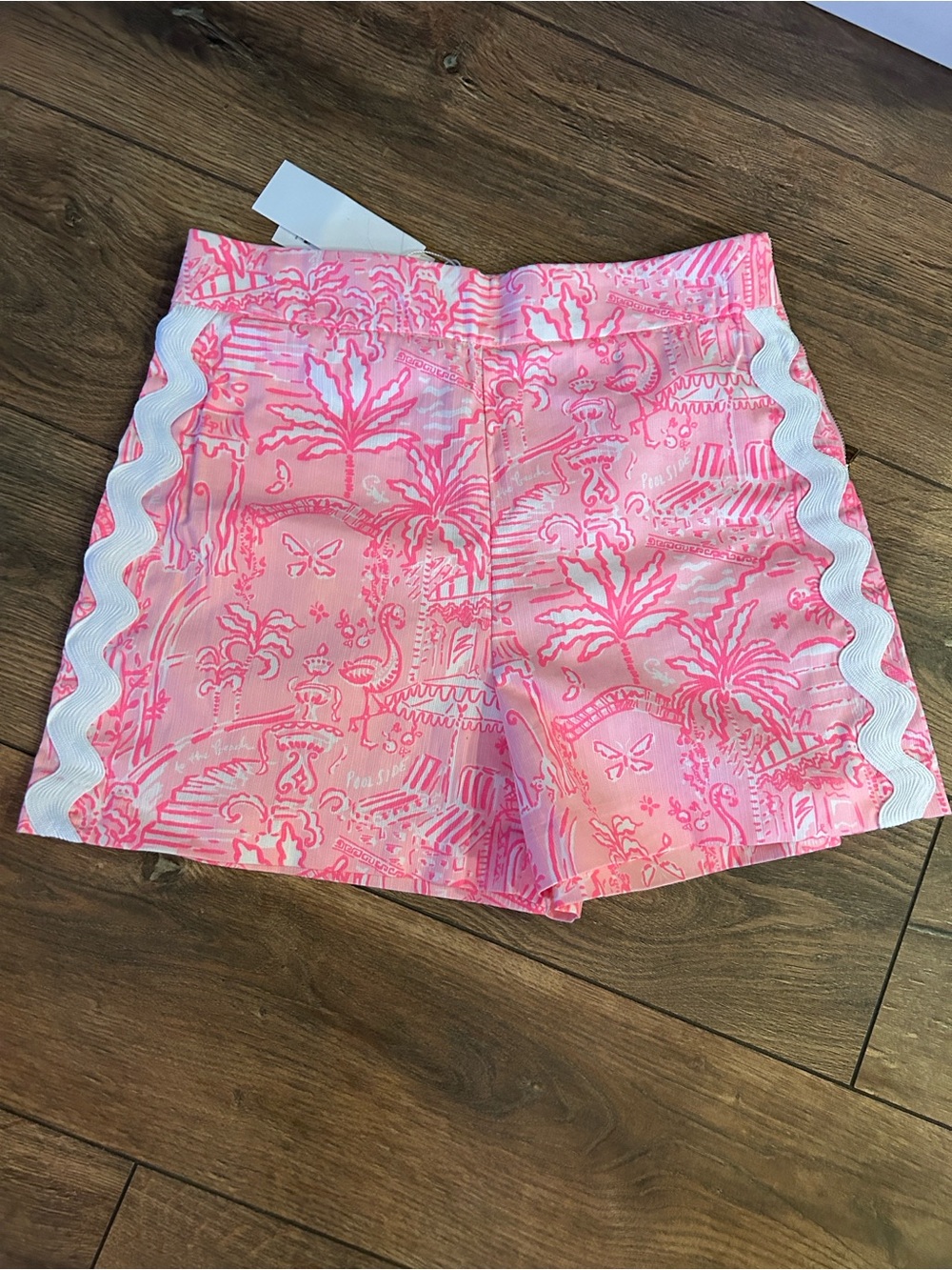 tropical pink shorts